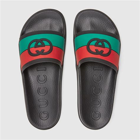 gucci men sliders|men's gucci slides on sale.